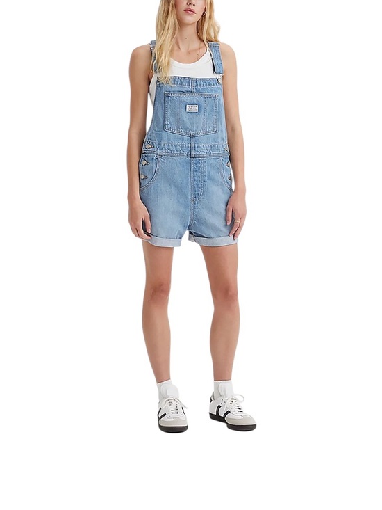 Levi's Denim - Levi's Vintage Women's Blue Denim Bib Overalls Shortalls